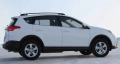 Рейлинги Toyota Rav 4 (2012-2019), цвет черный 0254-БП-02